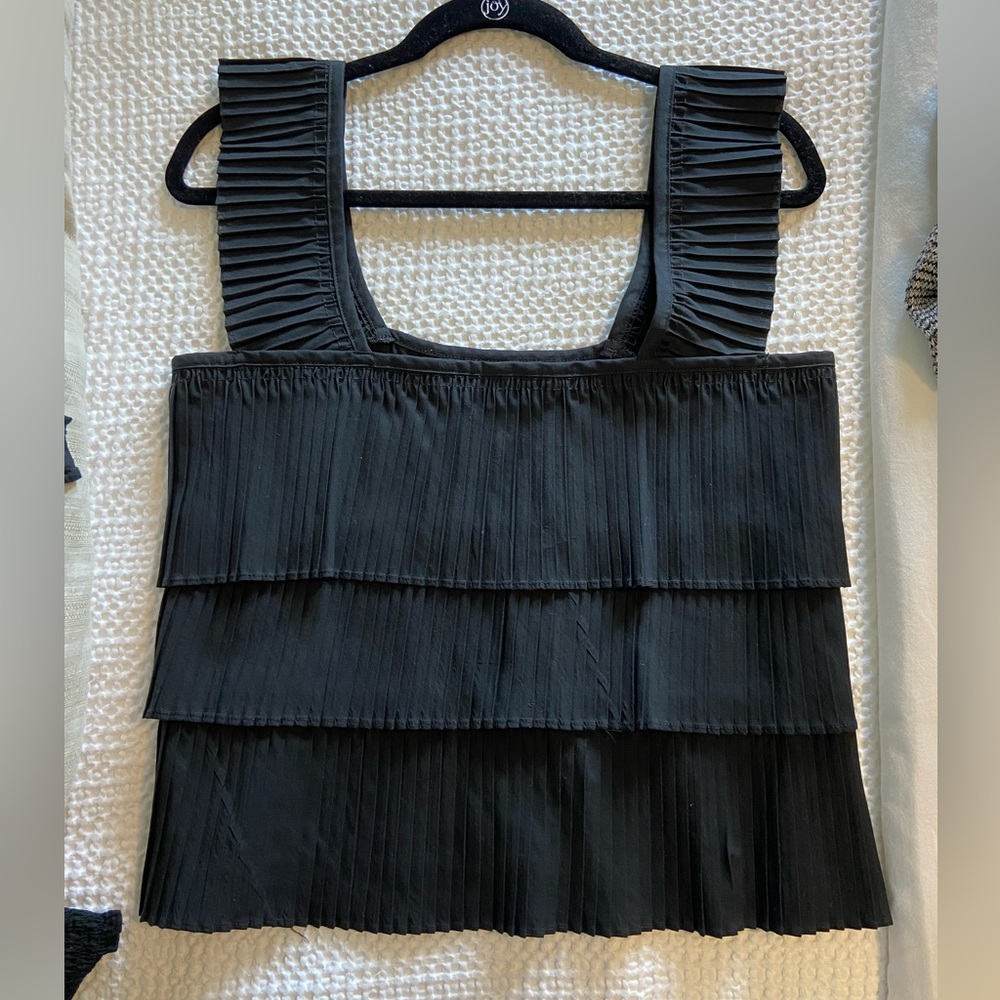 J Crew Black Top
